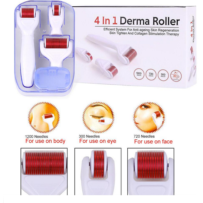Фото Мезоролер для обличчя та тіла 4 в 1 Meso Roller