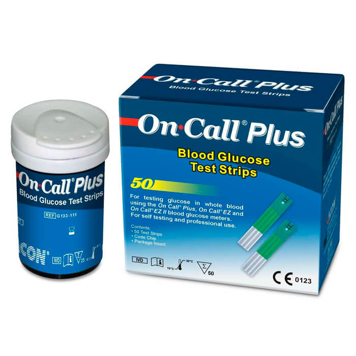 Фото Тест-полоски On-Call Plus (Он-Колл), 50 шт.