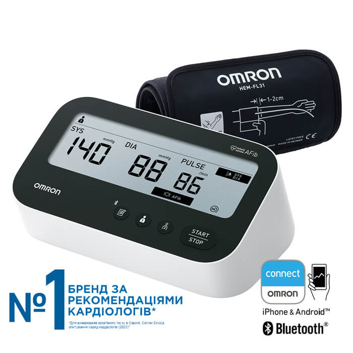 Фото Тонометр автоматический OMRON M4 Intelli IT (HEM-7155T-EBK)