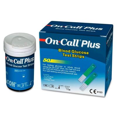 Тест-полоски On-Call Plus (Он-Колл), 50 шт.
