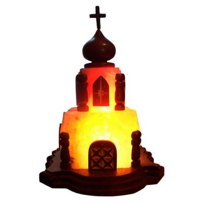 Соляна лампа Церква 5-6 кг